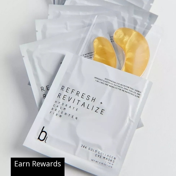 Beautology Lab Refresh & Revitalize 24K Gold Collagen Eye Masks, 10 Pair, NIB - Picture 4 of 5